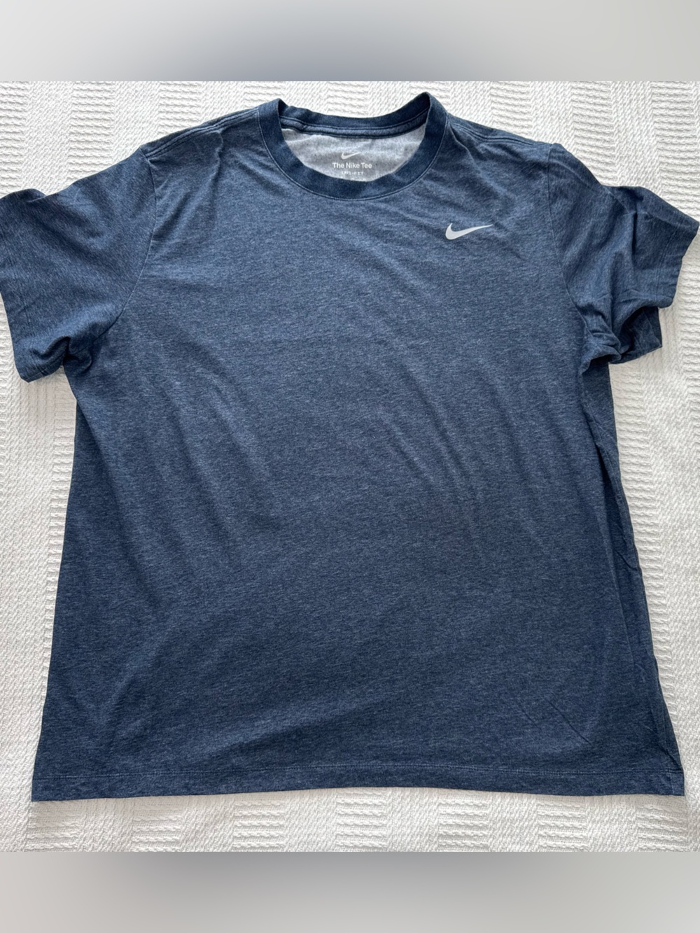 Nike Men’s Navy Dri-FIT Crew Neck T-Shirt